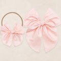 Heirloom Bow - Petal Gingham