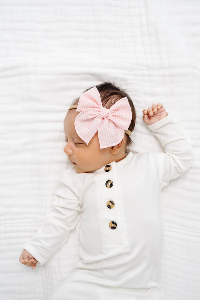 Heirloom Bow - Petal Gingham