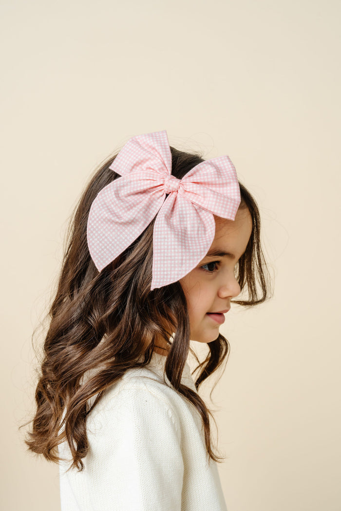 Heirloom Bow - Petal Gingham