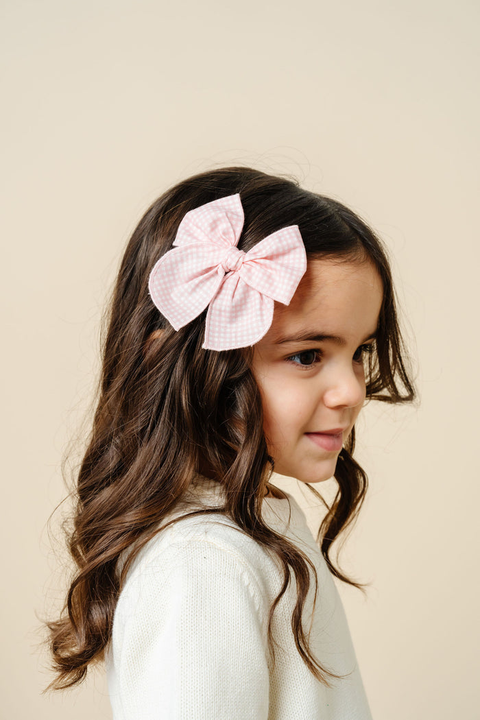 Heirloom Bow - Petal Gingham