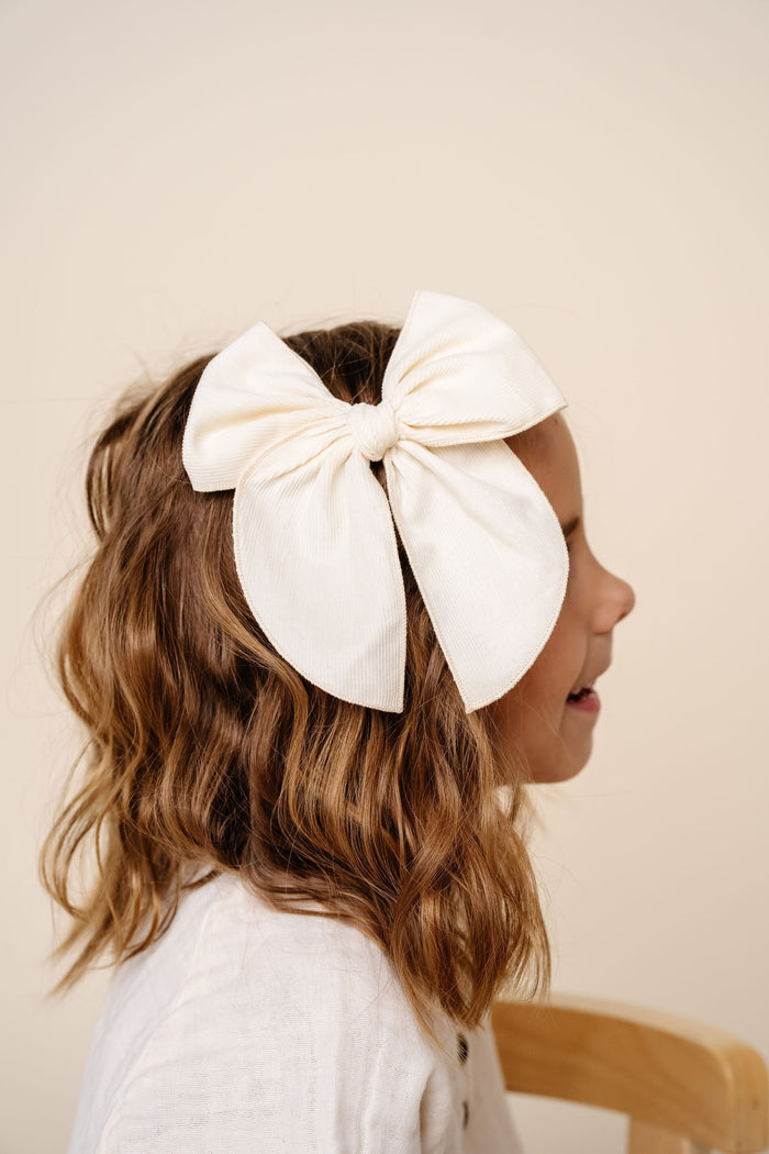 Heirloom Bow - Sugar Corduroy