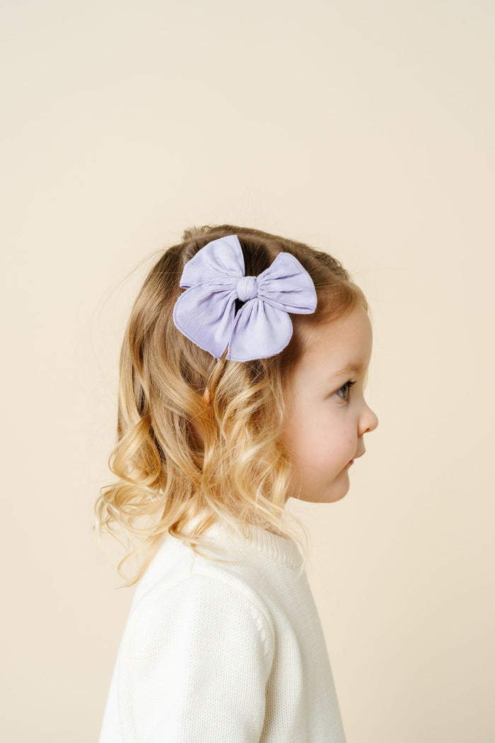 Heirloom Bow - Wisteria Corduroy