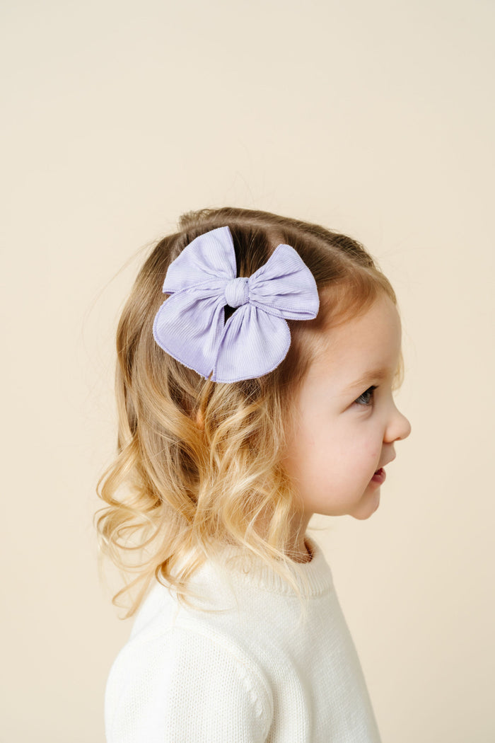 Heirloom Bow - Wisteria Corduroy