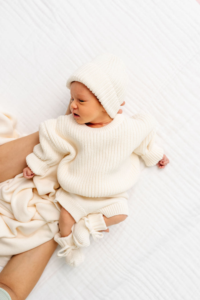 Heirloom Knit Gift Bundle: Ivory