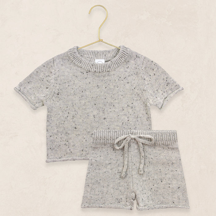 Heirloom Knit Shirt + Short Set