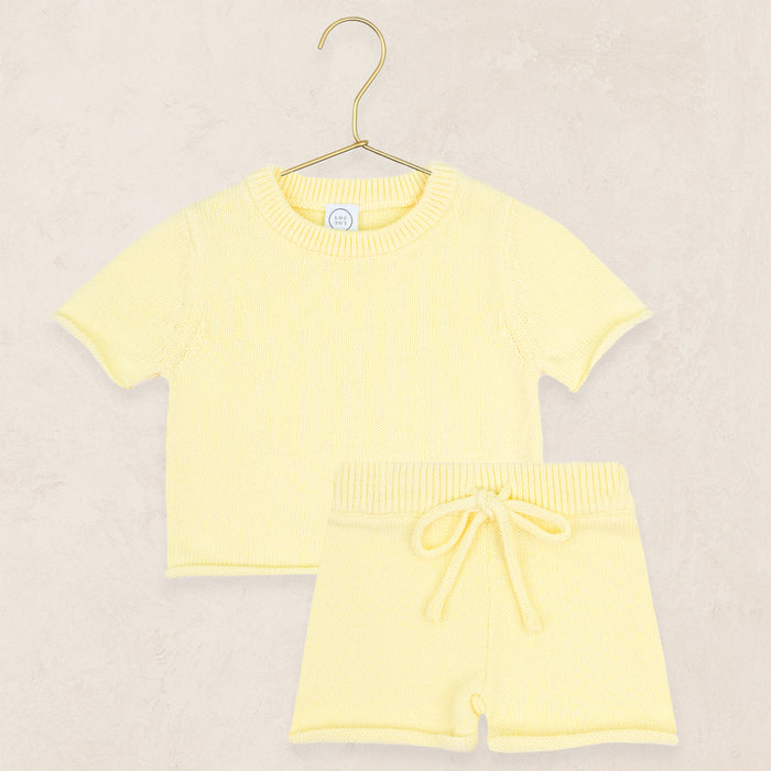 Heirloom Knit Shirt + Short Set