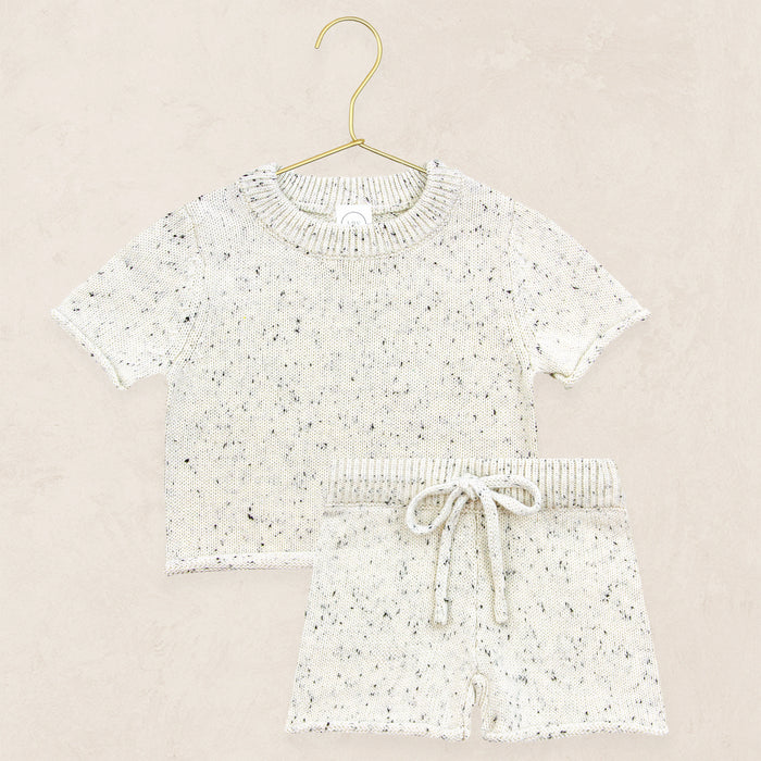 Heirloom Knit Shirt + Short Set