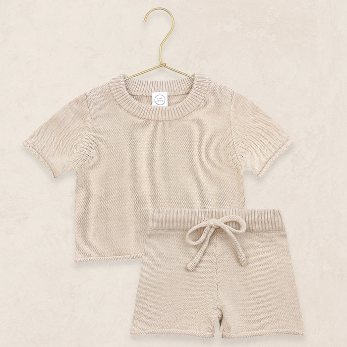 Heirloom Knit Shirt + Short Set