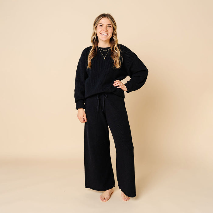 Heirloom Knit Women's Chunky Wide Leg Pant