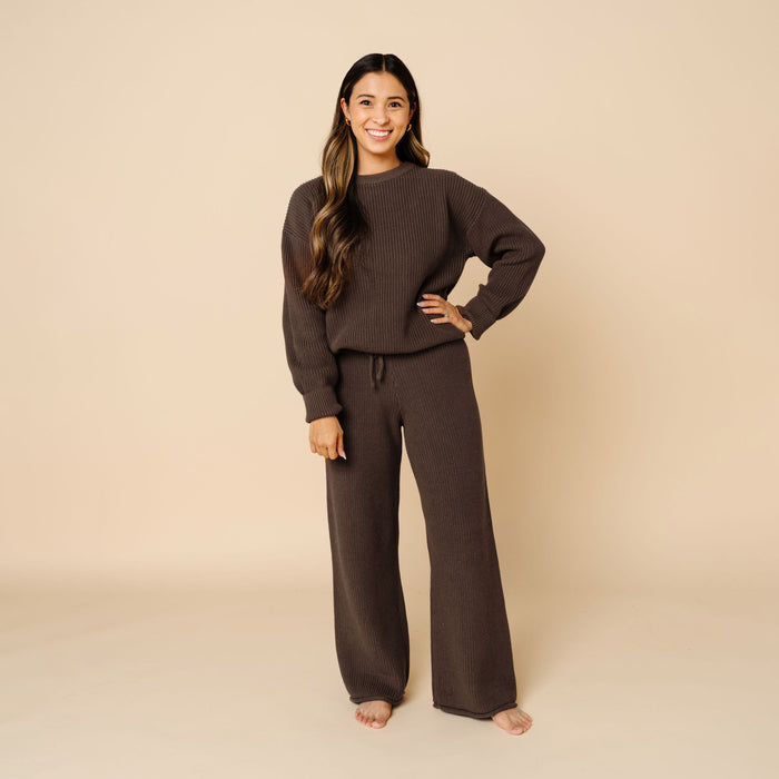 Heirloom Knit Women's Chunky Wide Leg Pant