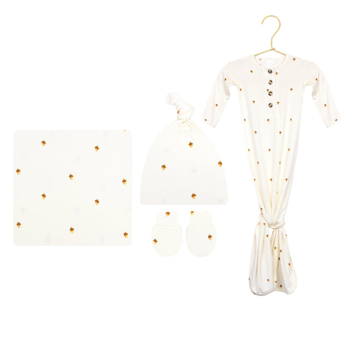 Jamison Newborn Hat Bundle + Knotted Gown