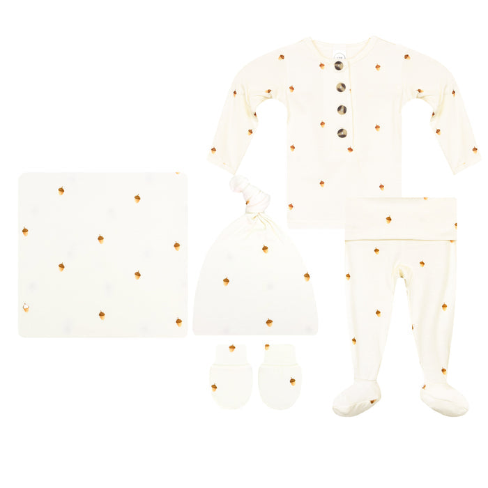 Jamison Newborn Hat Bundle + Top + Bottoms