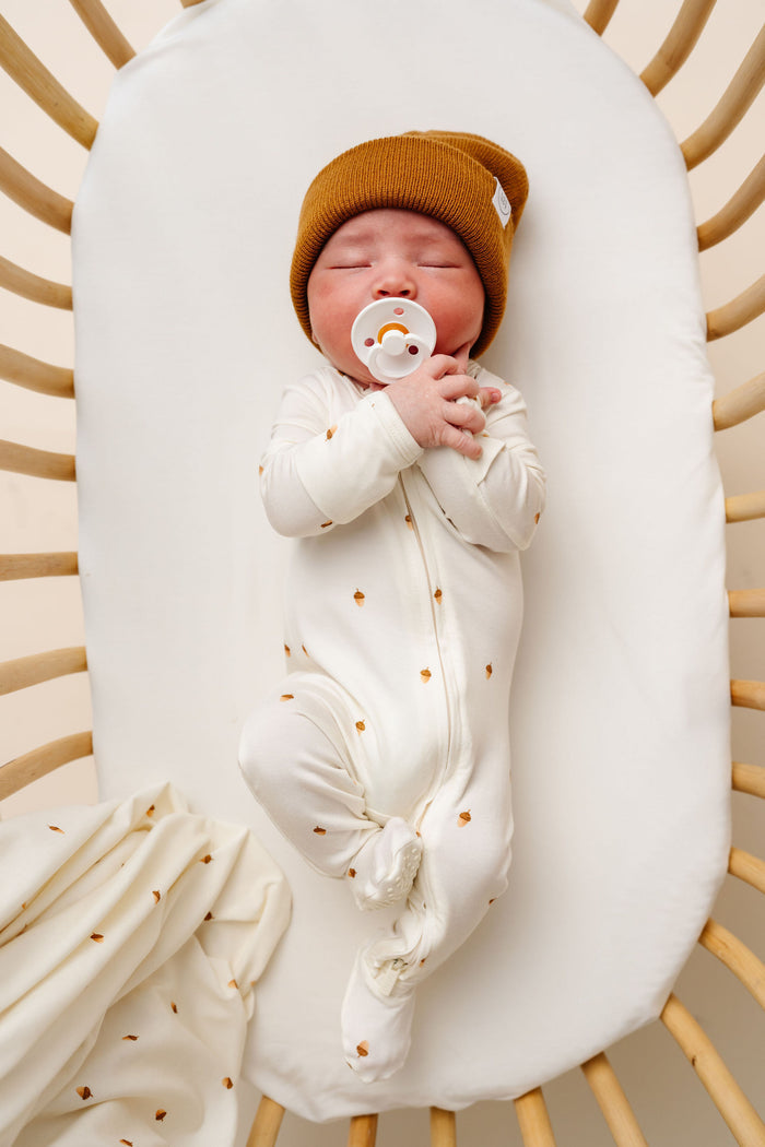 Jamison Newborn Hat Bundle + Zipper Footie
