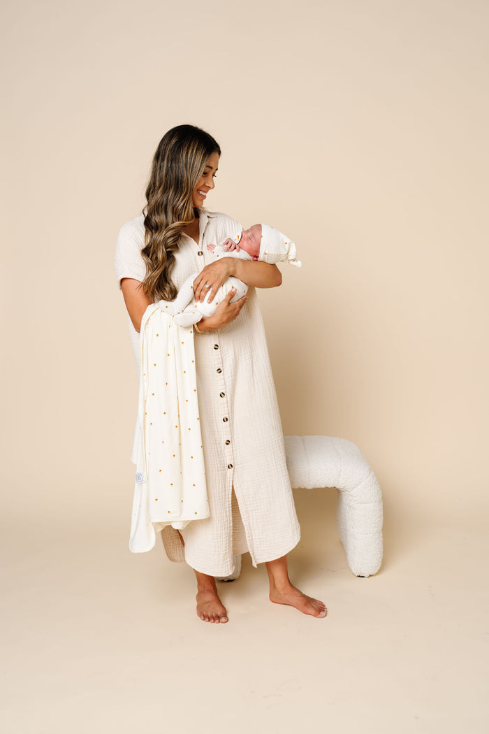 Jamison Newborn Hat Bundle + Zipper Footie