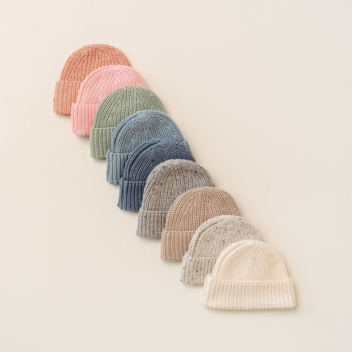 Knit Beanie - Cream Speckle