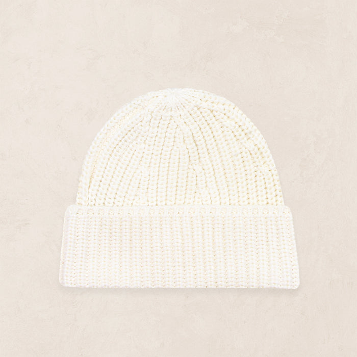 Knit Beanie - Ivory
