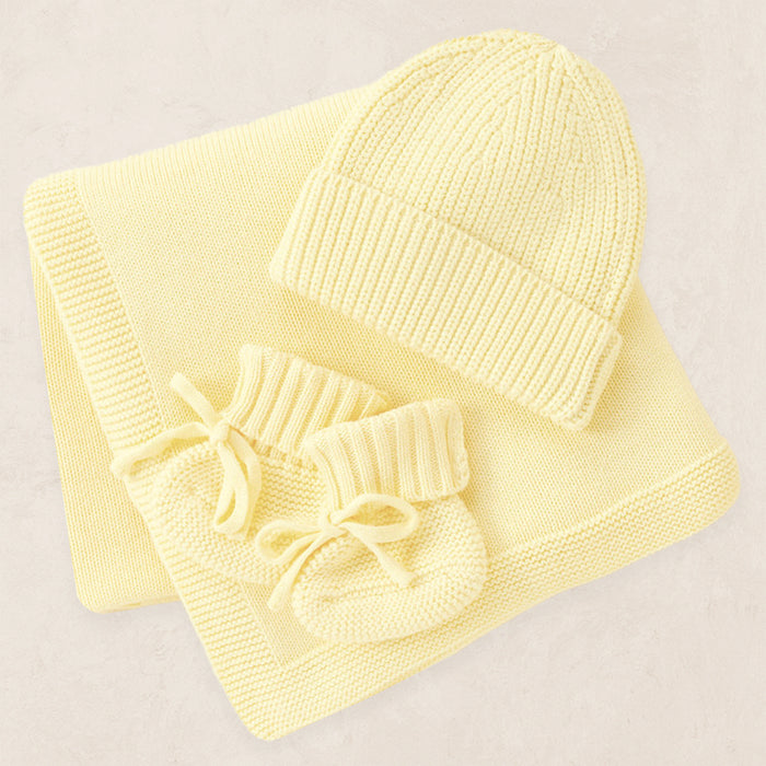 Knit Beanie Bundle - Butter Yellow