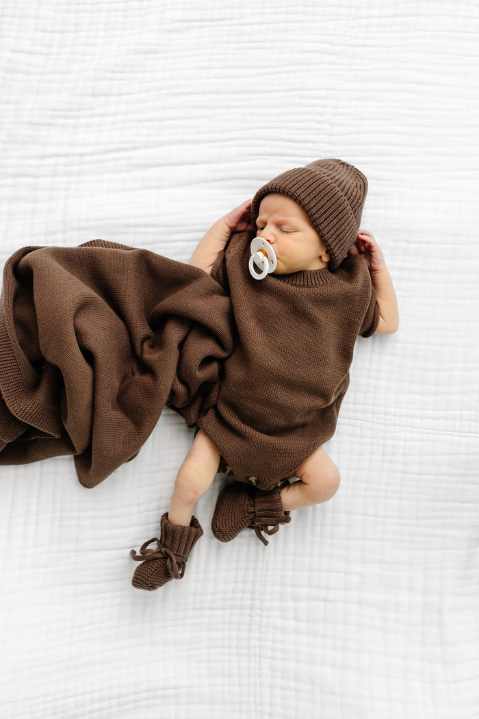 Knit Beanie Bundle - Cocoa