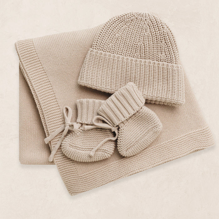 Knit Beanie Bundle - Tan