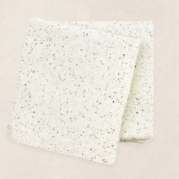 Knit Blanket - Cream Speckle