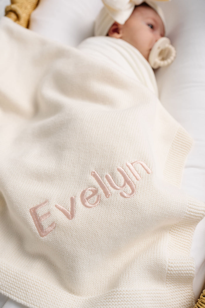 Knit Blanket - Ivory