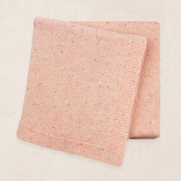 Knit Blanket - Petal Speckle