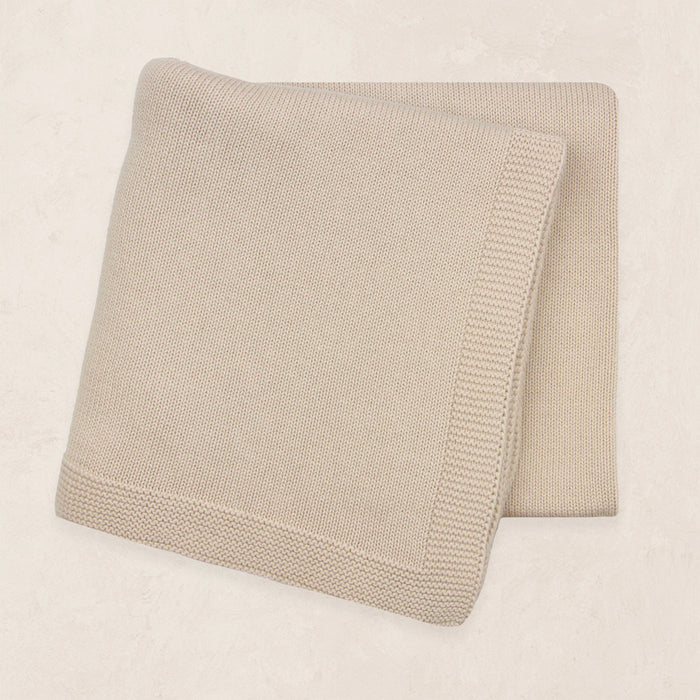 Knit Blanket - Tan