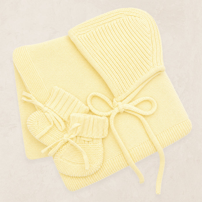 Knit Bonnet Bundle - Butter Yellow