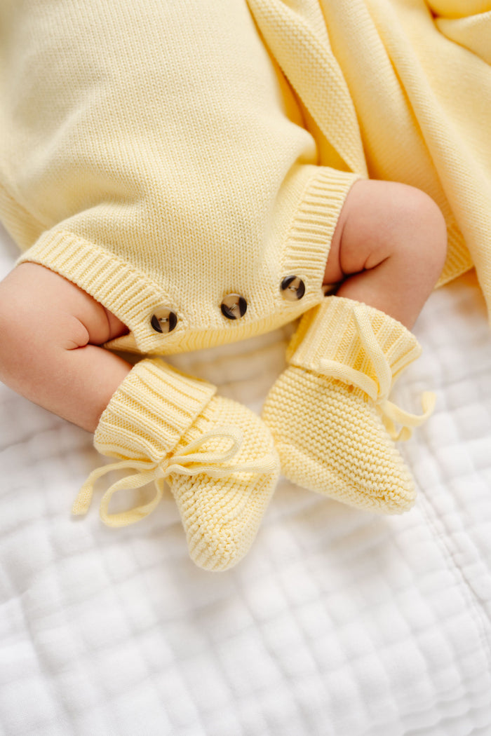 Knit Bonnet Bundle - Butter Yellow