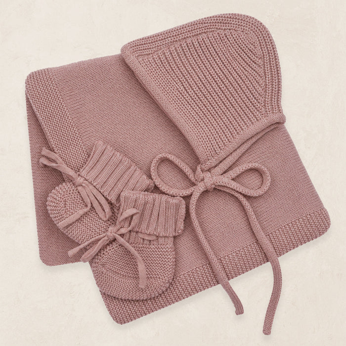 Knit Bonnet Bundle - Mauve