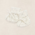 Knit Booties - Cream Speckle