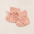 Knit Booties - Petal Speckle
