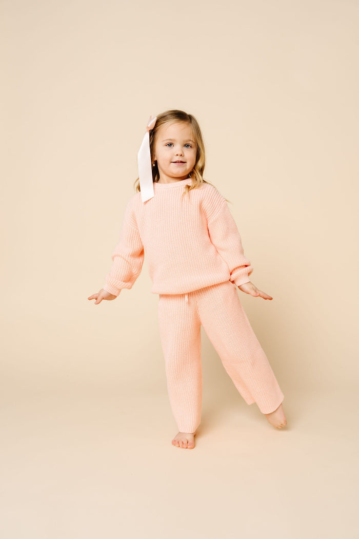 Knit Chunky Sweater - Ballet