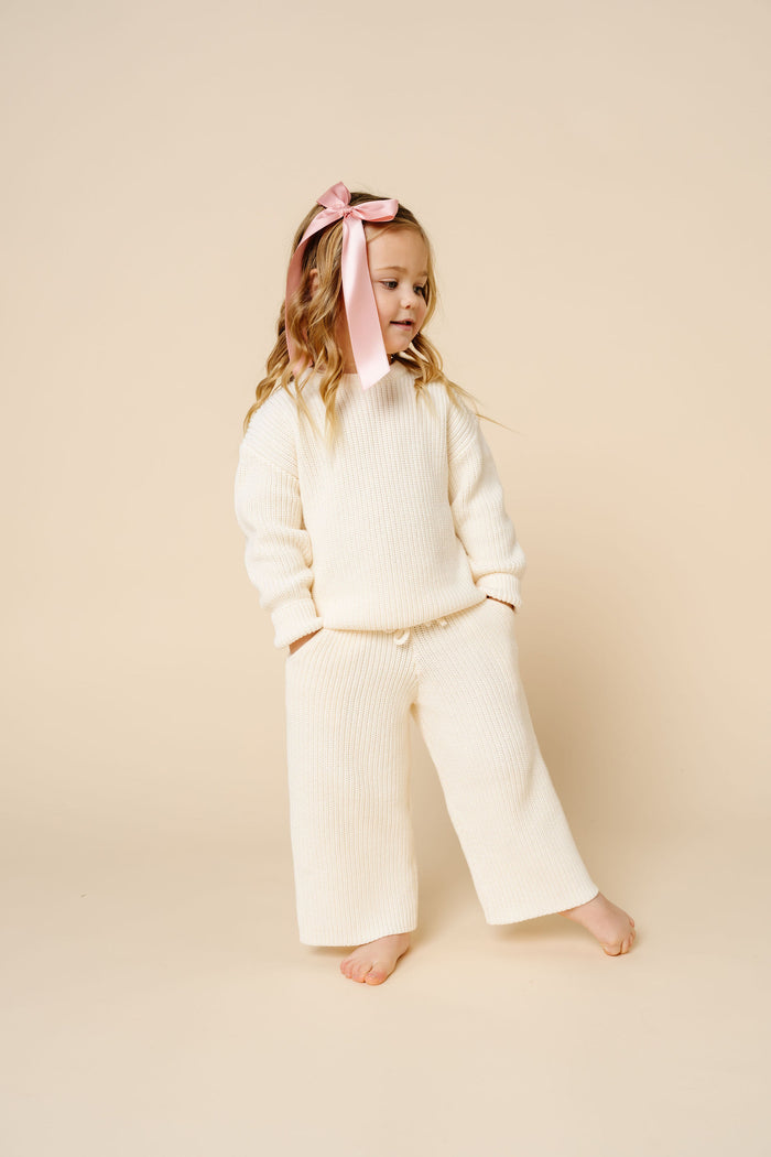 Knit Chunky Sweater - Ivory