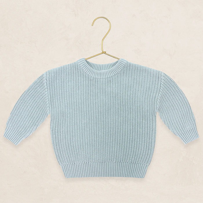 Knit Chunky Sweater - Steele