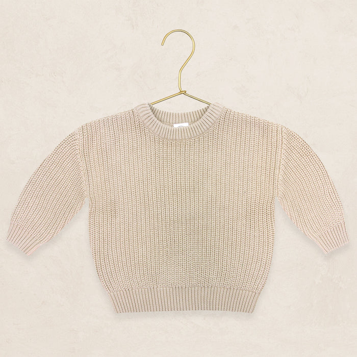 Knit Chunky Sweater - Tan