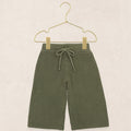 Knit Chunky Wide Leg Pant - Olive