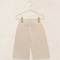 Knit Chunky Wide Leg Pant - Tan
