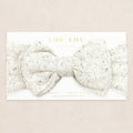 Knit Headband - Cream Speckle