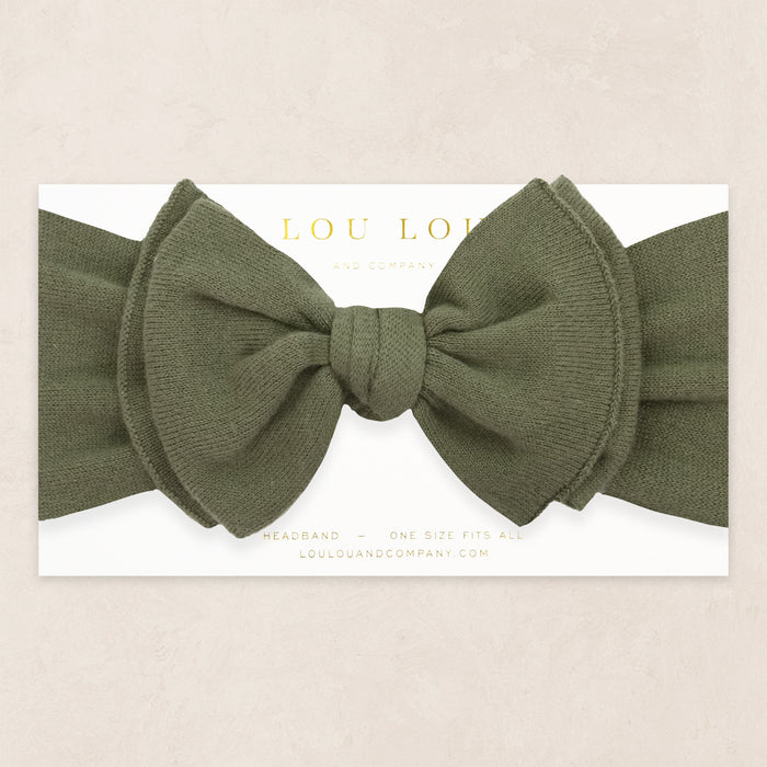 Knit Headband - Olive