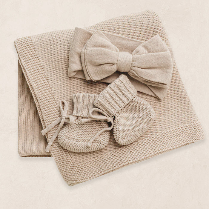 Knit Headband Bundle - Tan