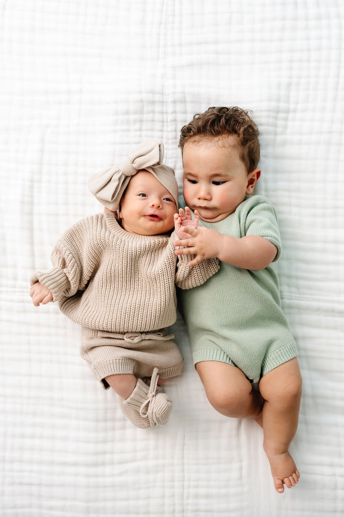Knit Headband Bundle - Tan