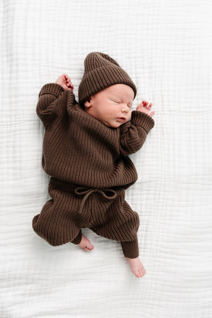 Knit Jogger Pant - Cocoa