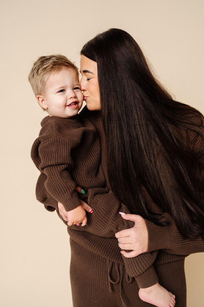 Knit Jogger Pant - Cocoa
