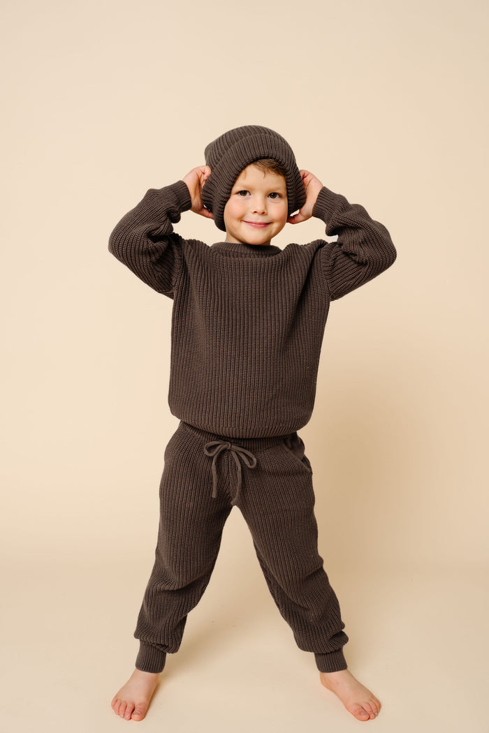Knit Jogger Pant - Cocoa