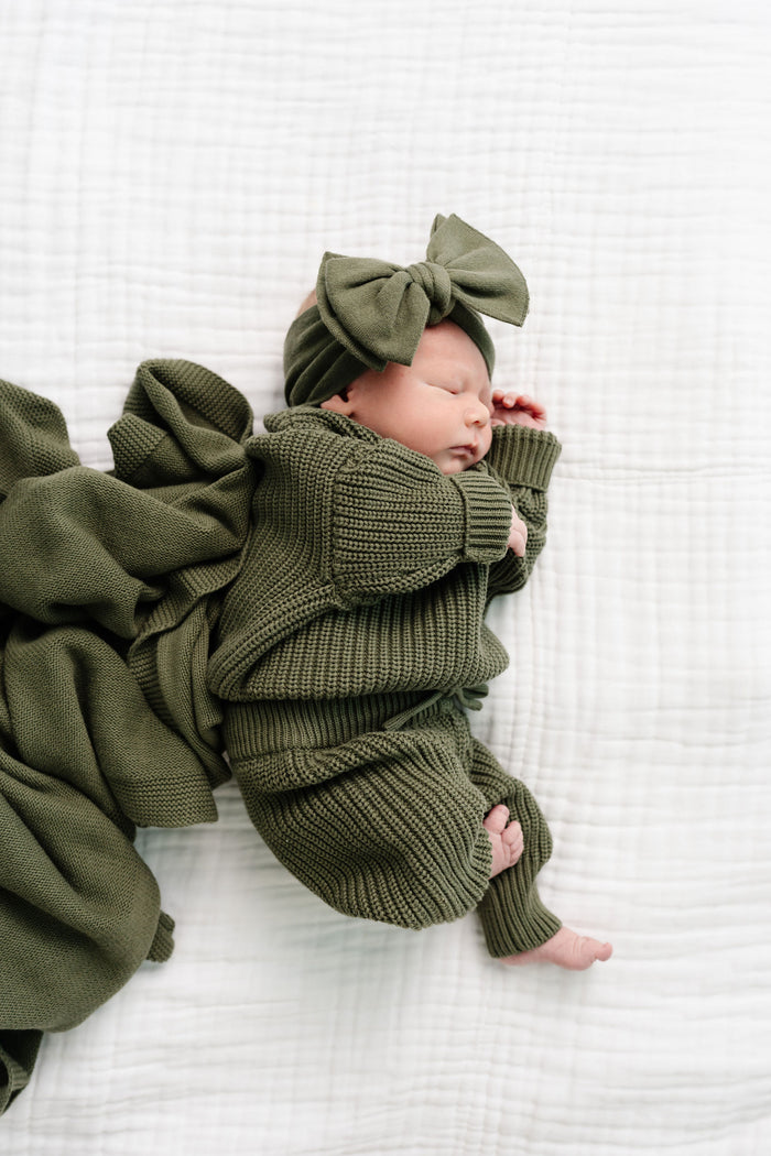 Knit Jogger Pant - Olive