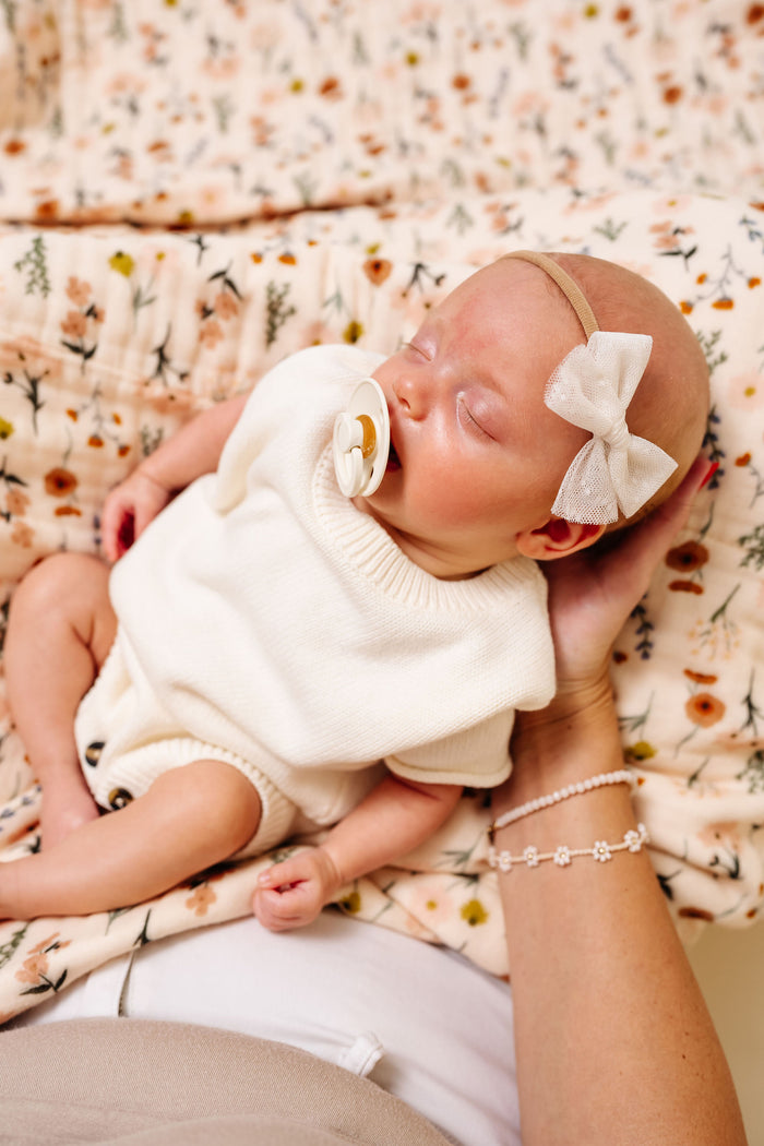 Knit Onesie - Ivory