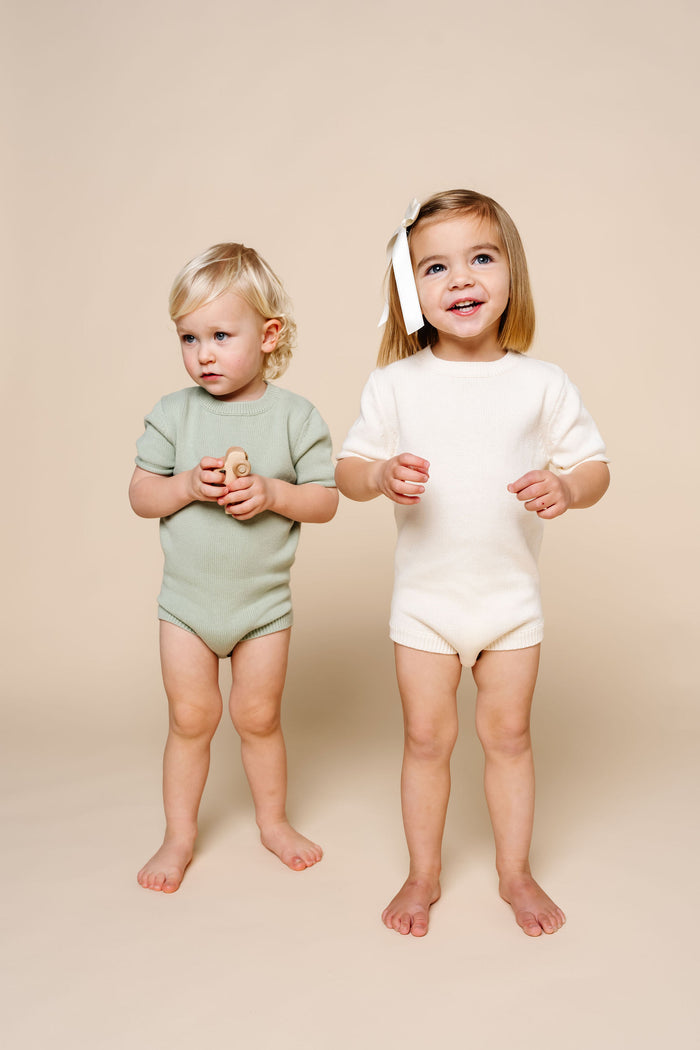 Knit Onesie - Ivory