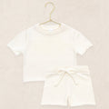 Knit Shirt + Short Set - Ivory