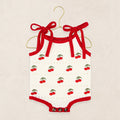 Knit Tank Onesie - Cherry